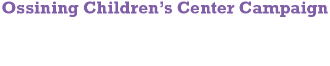 Ossining Children's Center Campaign Logo